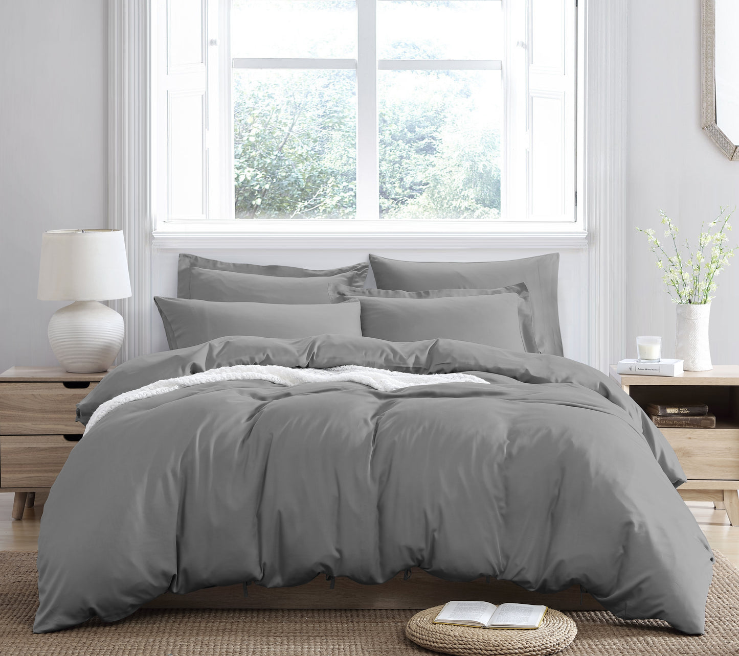 Silky Soft 100% Bamboo Viscose Bed Sheet Set & Pillowcase
