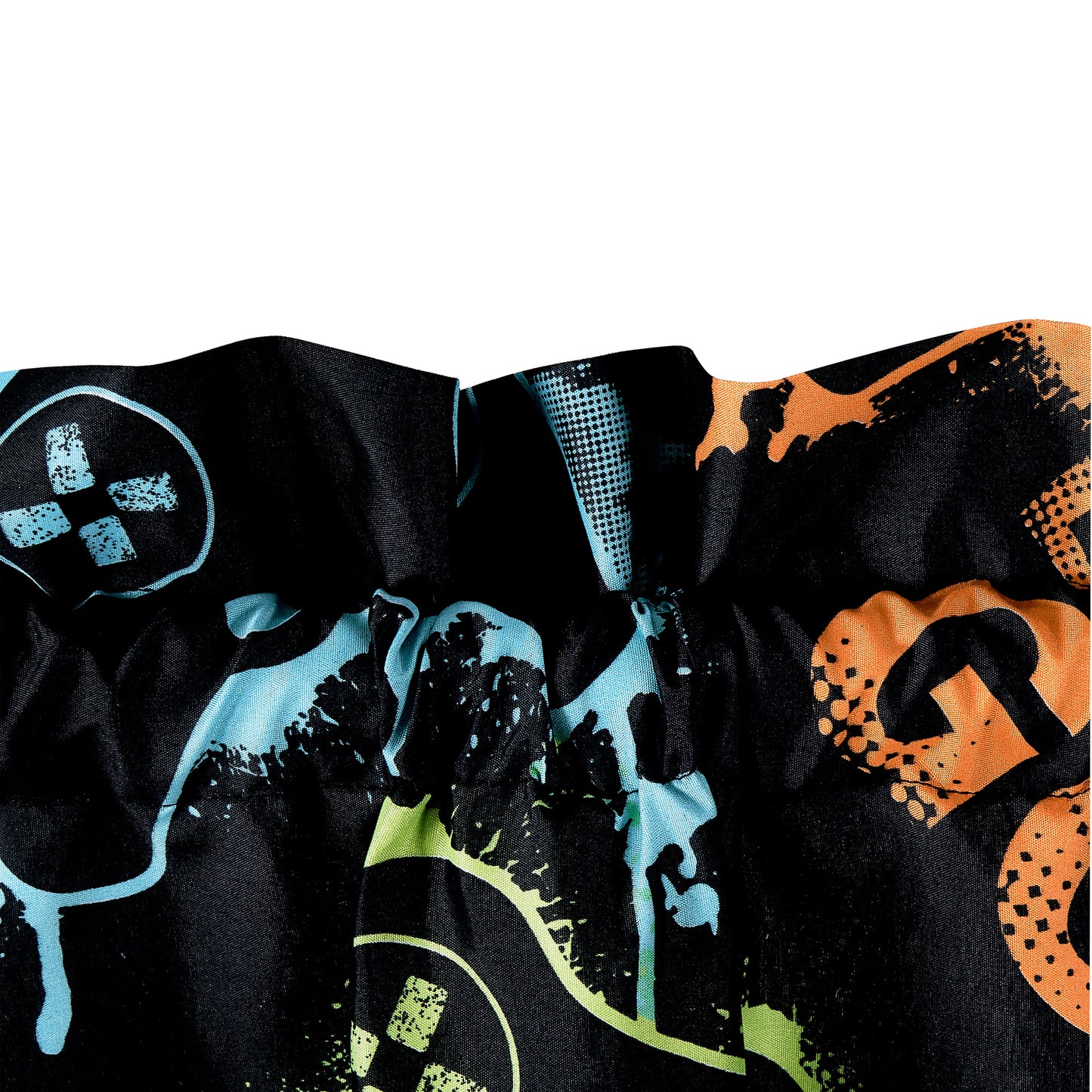 4-Piece Kids/Teens Multi-Color Printed Soft Microfiber Window Curtain Set