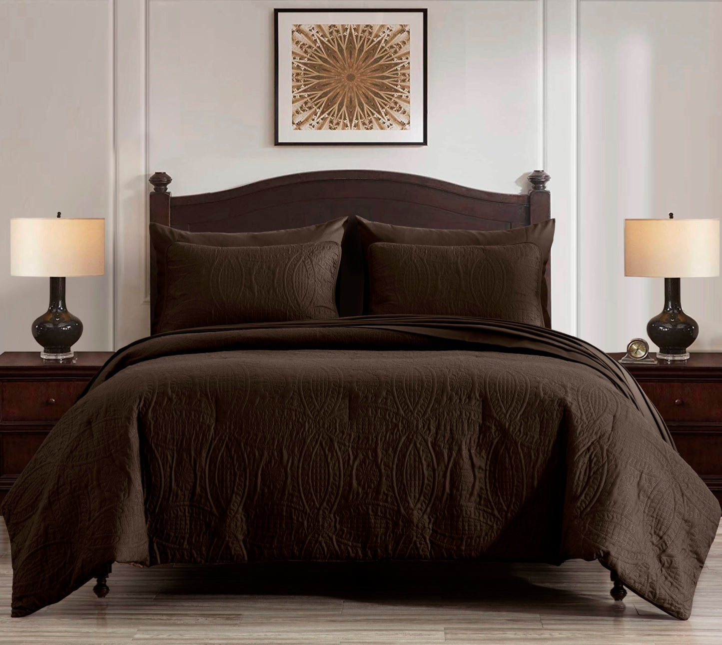 Liam Medallion Pinsonic Bed in a Bag Comforter Set