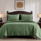 Liam Luxury Medallion Pinsonic Quilted Bed in a Bag Comforter Set