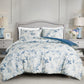 Monica Boho Tropical Floral Printed Microfiber Comforter Set