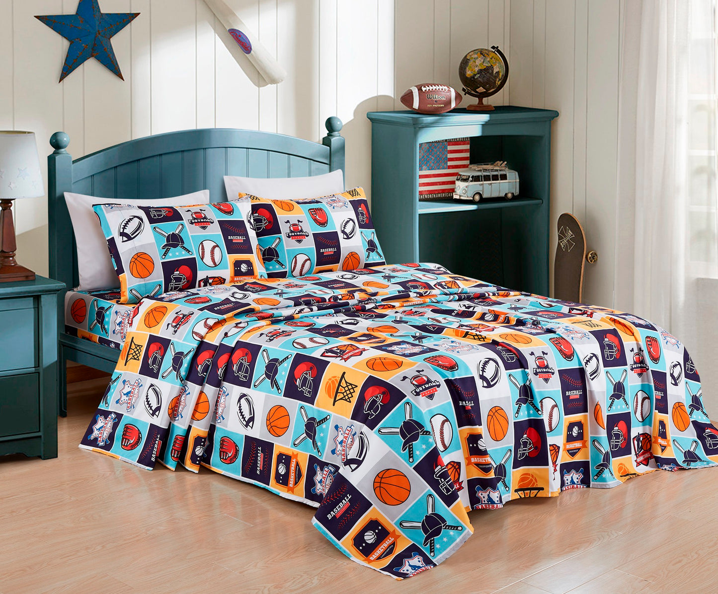 Kids/Teens Whimsical Fun Printed Soft Microfiber Sheet Set