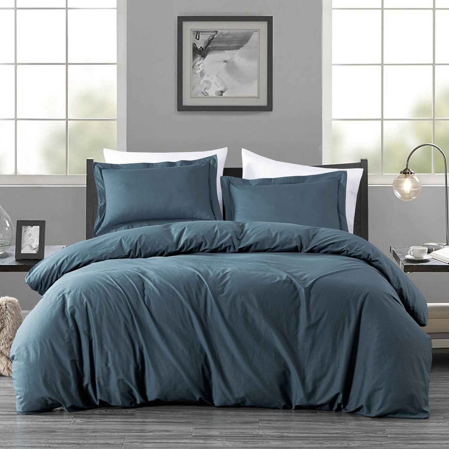 Luxury Smooth Premium 250TC Cotton Twill Duvet Cover Set