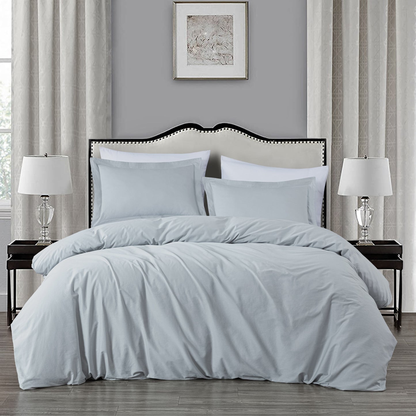 Luxury Smooth Premium 250TC Cotton Twill Duvet Cover Set