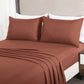 Peach Skin Brushed Microfiber Bed Sheet Set