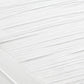 Sara 7-Piece White Textured Geometric Stripe Embroidered Lightweight Comforter Set