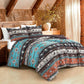 Lodge Inspired Printed Microfiber Comforter Set