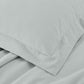 Soft Vintage Washed Cotton Duvet Cover Set with Button Closure