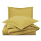 Soft Vintage Washed Cotton Duvet Cover Set with Button Closure