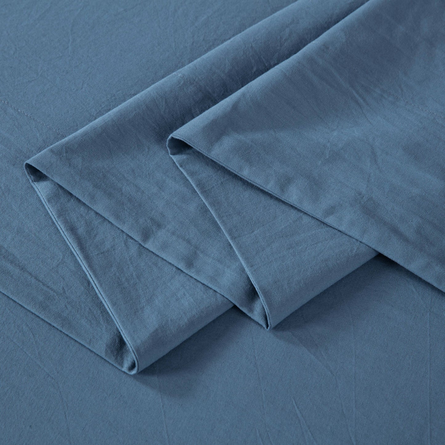 Luxury Soft Breathable Vintage Washed Cotton Bed Sheet Set