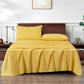 Luxury Soft Breathable Vintage Washed Cotton Bed Sheet Set