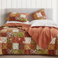 Leilani Bohemian Printed Floral Patchwork Cotton Quilt Set