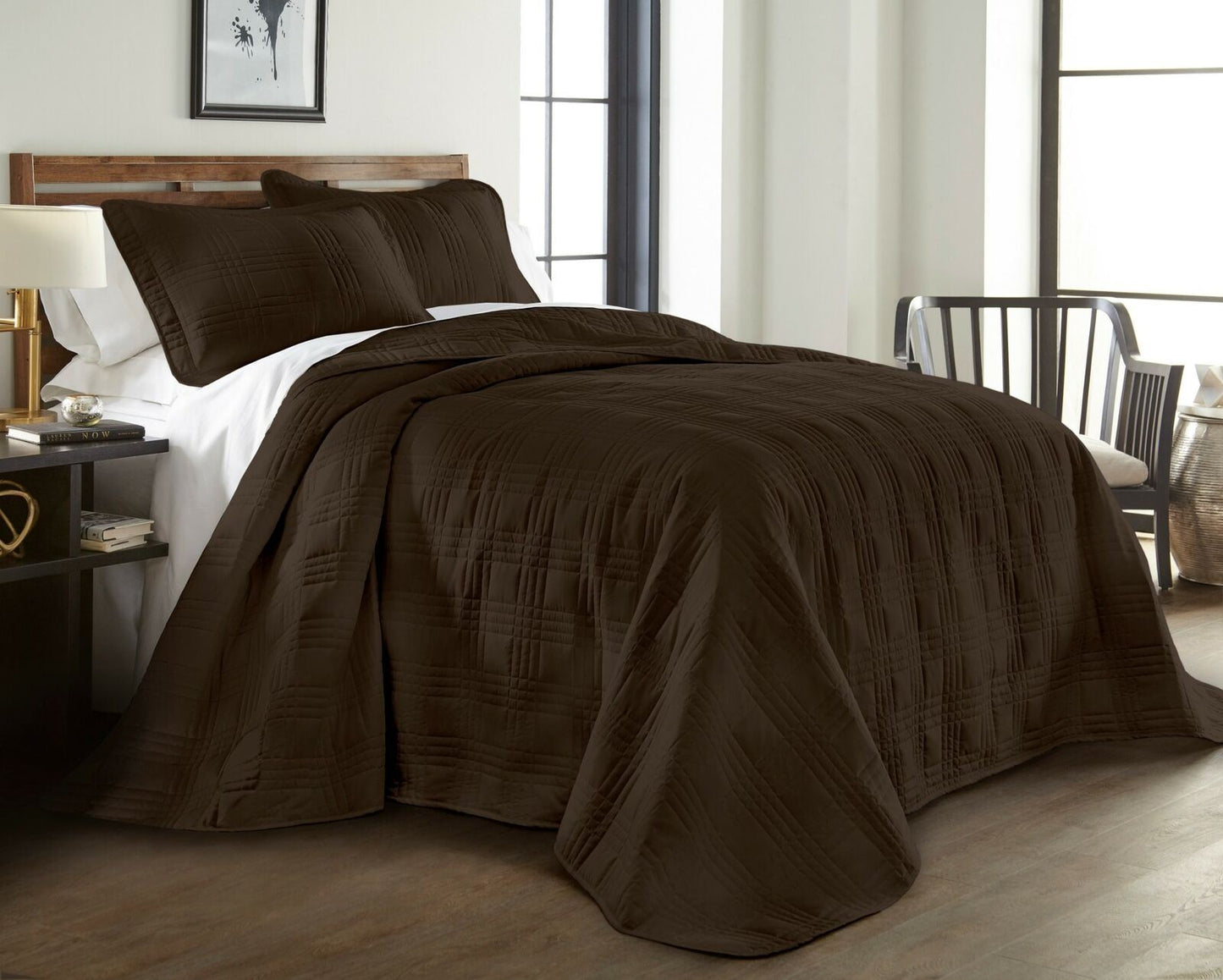 Kingston 3-piece Oversized Bedspread Set