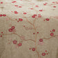 Miki 7-Piece Floral Cherry Blossoms Embroidery Comforter Set