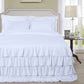 Celia French Country Chic Waterfall Ruffle Skirt Bedspread Set