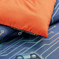 Controller Video Games Kids Microfiber Printed Comforter Set with Plush Pillow