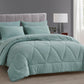 Jasper Geometric Triangle Stitch Bed in a Bag Comforter Set