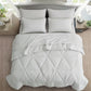 Jasper Bed in a Bag Geometric Triangle Quilted Comforter Set