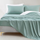 Soft Stone Washed Brushed Microfiber Deep Pocket Bed Sheet Set