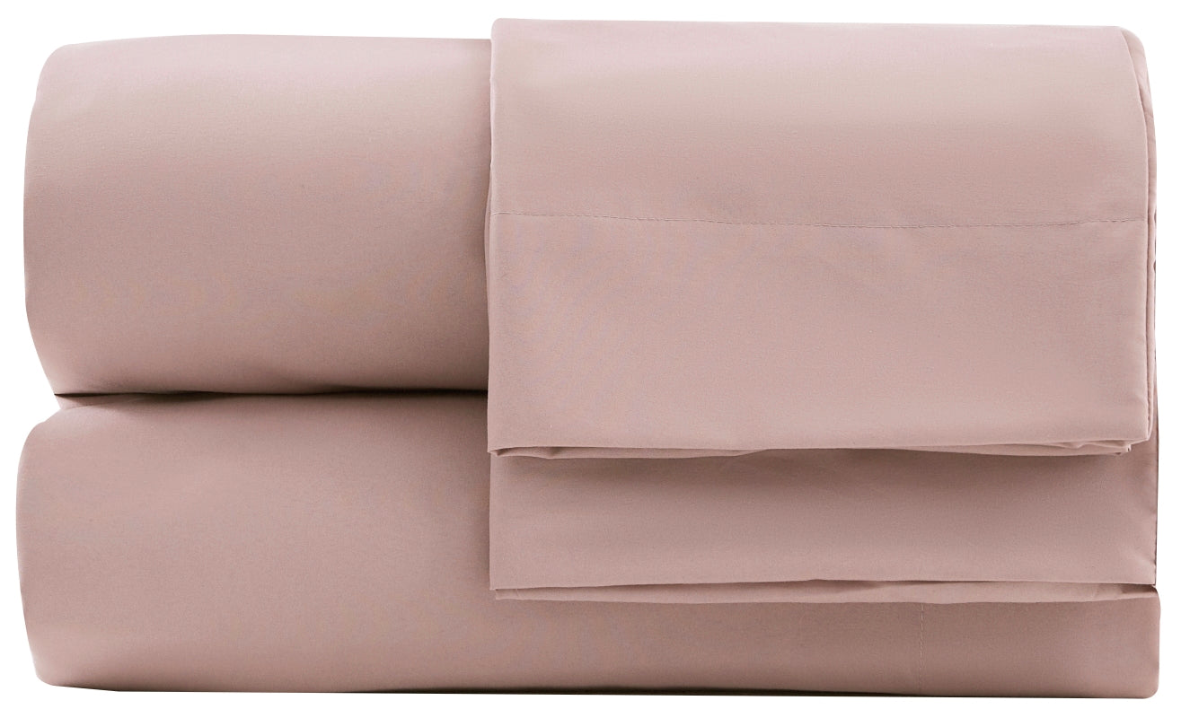 Soft Stone Washed Brushed Microfiber Deep Pocket Bed Sheet Set