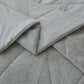 Zane Triangle Sherpa Reversible Washed Microfiber Comforter Set