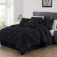 Sydney 7-Piece Pinch Pleat Pintuck Microfiber Bedding Comforter Set