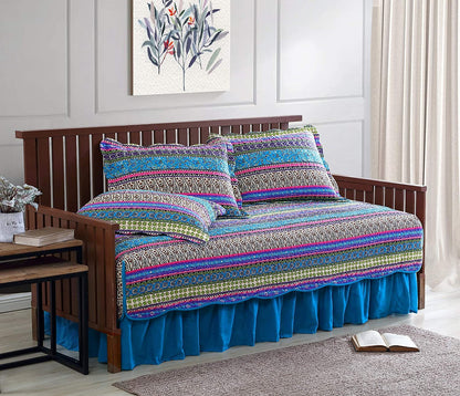 Odette Boho Chic Floral Cotton Quilt
