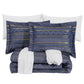 Caesar 7-Piece Floral Geometric Jacquard Bed in a Bag Comforter Set