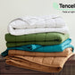 Cosmo Tencel Modal Blend Square Stitched Quilt Set