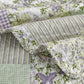Daisy Butterfly Flower Pre-Washed Quilt Set Patchwork Bedspread Coverlet Set