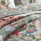 Dawn 3-Piece Floral Patchwork Cotton Quilt Set
