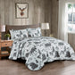 Denver Cabin Lodge Grizzly Bear Printed Quilt Bedspread Set