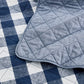 Eugene Buffalo Check Plaid Cotton Reversible Quilt Set