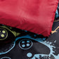 Gamer Video Gamepad Kids Microfiber Printed Comforter Set with Plush Pillow