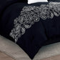 Linz 7-Piece Embroidered Paisley Floral Comforter Set