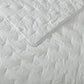 Marie 3-Piece Line Stitch Embroidery Microfiber Bedspread Quilt Set