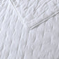 Marie 3-Piece Line Stitch Embroidery Microfiber Bedspread Quilt Set