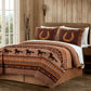 Maverick 7-Piece Southwestern Wild Horses Bed in a Bag Comforter Set