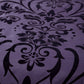 Nobility Flocked Floral Faux Silk Comforter Set