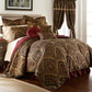 Seville 9-piece Jacquard Paisley Oversized Comforter Set