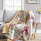 Delaney Floral Patchwork Cotton Quilt