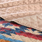 Wyoming 3-Piece Southwestern Geometric Tribal Printed Quilt Set