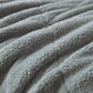 Zane Triangle Sherpa Reversible Washed Microfiber Comforter Set